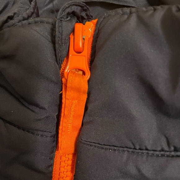 4/$25 The Children’s Place Boys Navy Blue Fleece Lined Puffer Vest Size Medium - Picture 4 of 8